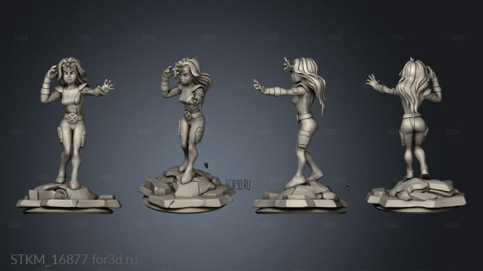 X Men Infinity Style Jean Grey India stl model for CNC