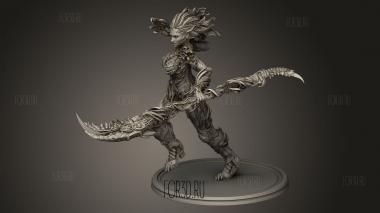 Инопланетный Красный Воин 3d stl модель для ЧПУ