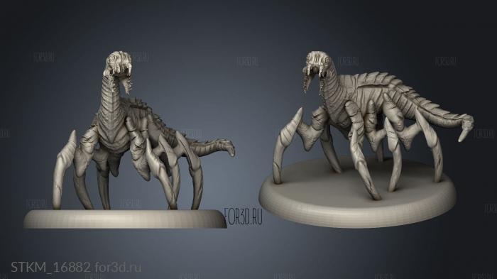 Insectoid Simple stl model for CNC