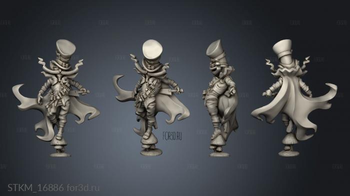 Mad hatter stl model for CNC