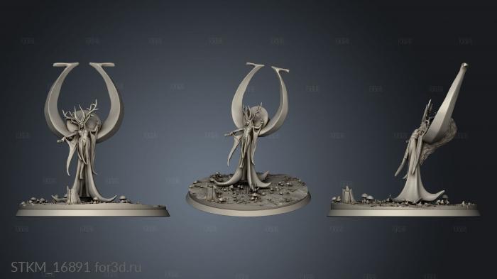 Enchanted Forest Syl iriah the Summer Queen stl model for CNC