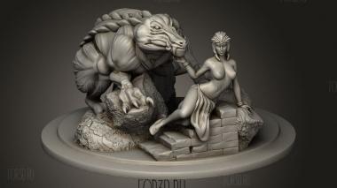 Космическая Принцесса NSFW 3d stl модель для ЧПУ