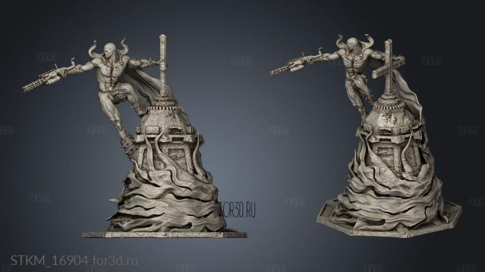 Spawn Torre stl model for CNC