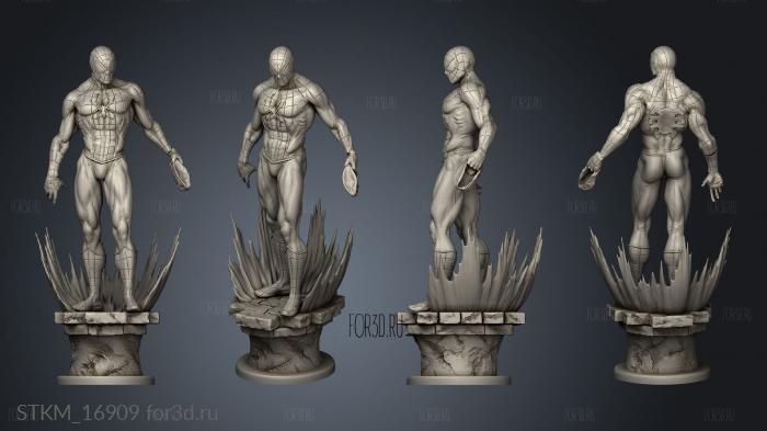 SPIDER MAN FROM SINISTER SIX DIORAMA stl model for CNC