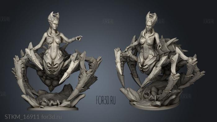 spider queen stl model for CNC