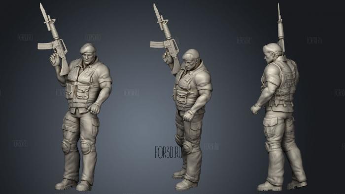 Army men 3d stl модель для ЧПУ