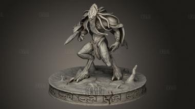 фигурка зератула в starcraft 3d stl модель для ЧПУ