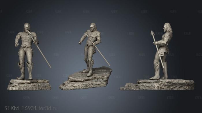 aquaman stl model for CNC