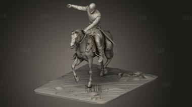 Бьорн айронсайд на коне ВИКИНГОВ 3d stl модель для ЧПУ