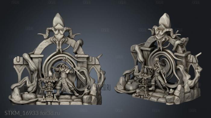 Dark Wizard 2 stl model for CNC