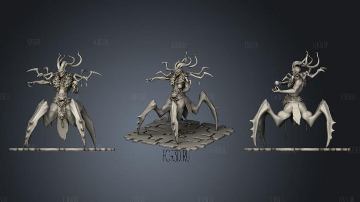 Baal Demon Pose From Diablo 3 stl model for CNC