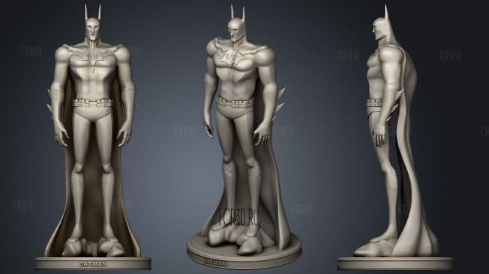 Batman Super Hero 3D stl model for CNC