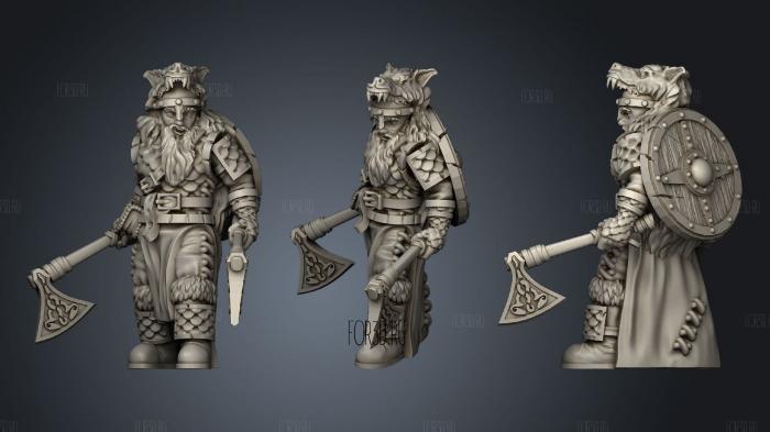 Bloodaxe stl model for CNC