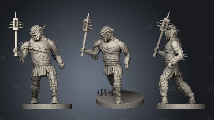 Bugbear For 28Mm Tabletop Gaming stl model for CNC