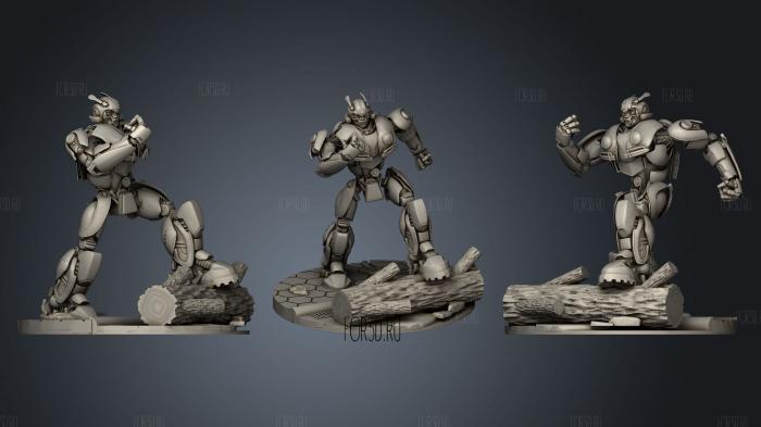 Bumblebee movie 2019 stl model for CNC