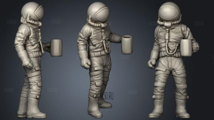 Cantina Spaceman (Standing) Swl Scale  Cantina Collab stl model for CNC