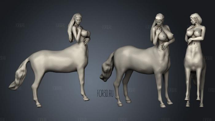 Centaur woman stl model for CNC