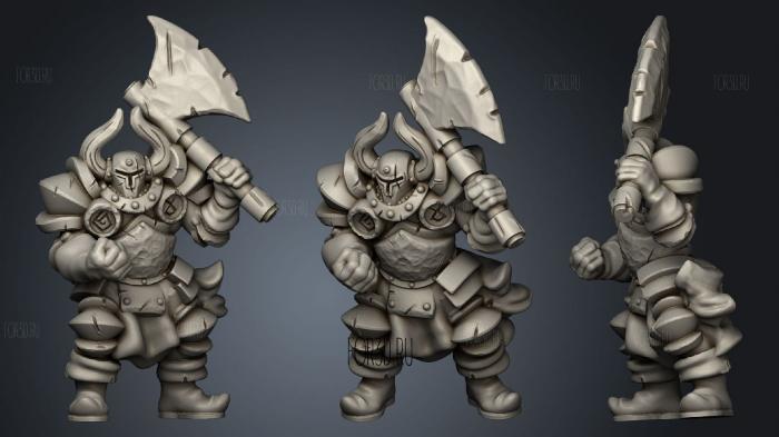 Chaos Knight stl model for CNC