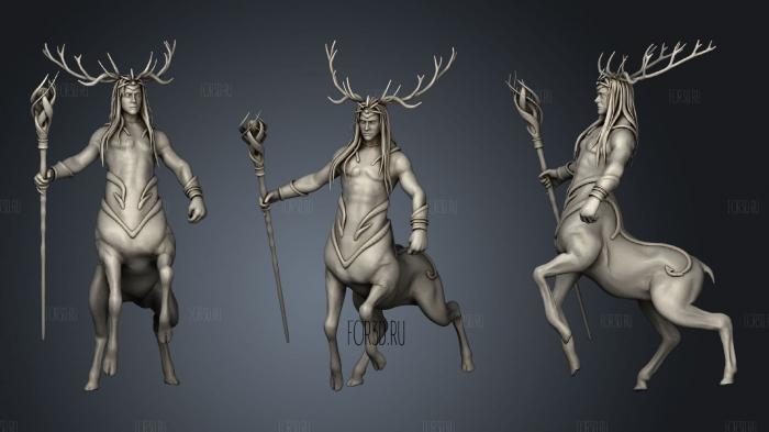 Evor The Lord of the Forest stl model for CNC