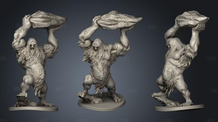 Frost Giant stl model for CNC