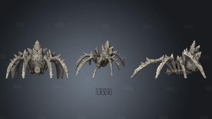 Giant Cave Spider stl model for CNC