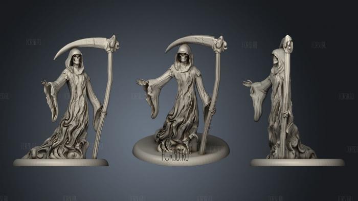 Grim Reaper stl model for CNC