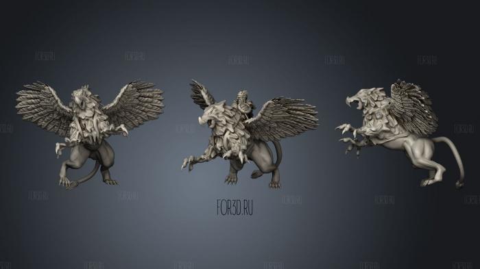 Gryphon alliance army stl model for CNC