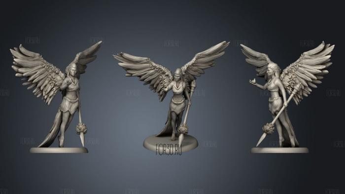 Guardian Angel stl model for CNC