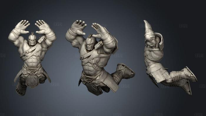 Hulk Arena Fighting (Ragnarok) stl model for CNC