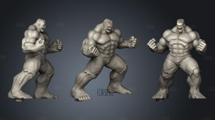 Hulkbuster Vs. The Hulk stl model for CNC