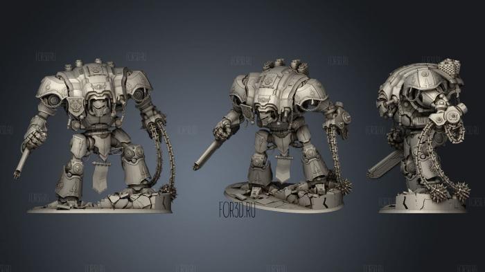 Imperial Knight House Taranis stl model for CNC