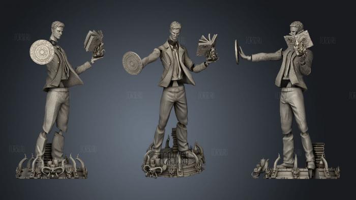 Jason Blood Statue 2 stl model for CNC