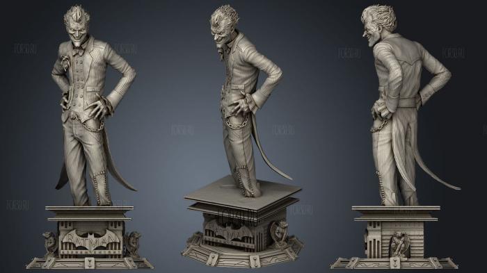 Joker Statue  (One Piece) stl model for CNC