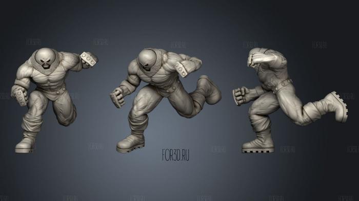 Juggernaut X Men 3d stl модель для ЧПУ