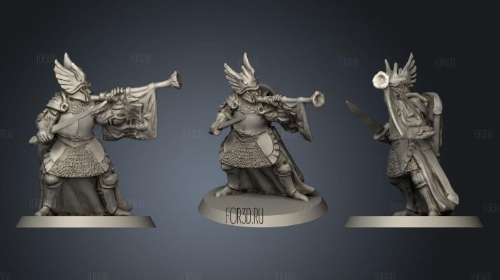 Knight of dol amroth from the lord of the ring adapted to table stl model for CNC