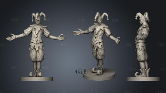 Medieval Pennywise stl model for CNC
