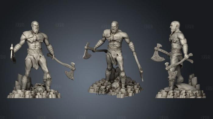 New Kratos stl model for CNC