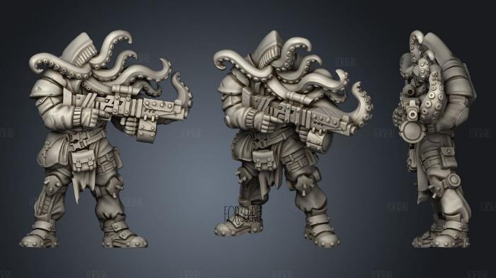 Octogrunge From Wasteland stl model for CNC