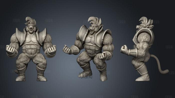 Oozaru Baby from Dragon Ball Super stl model for CNC