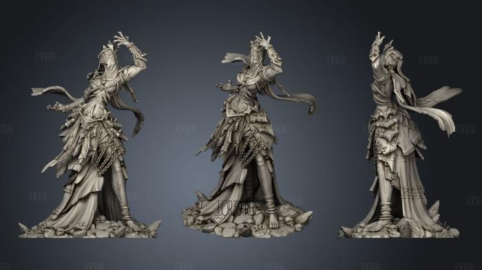 Queen of the Undying stl model for CNC