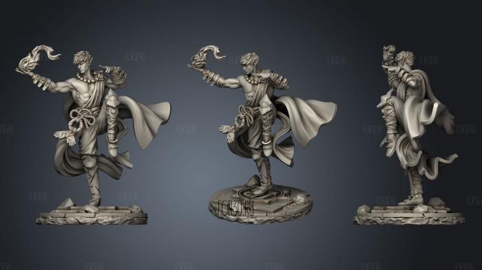 Rael the Monk stl model for CNC