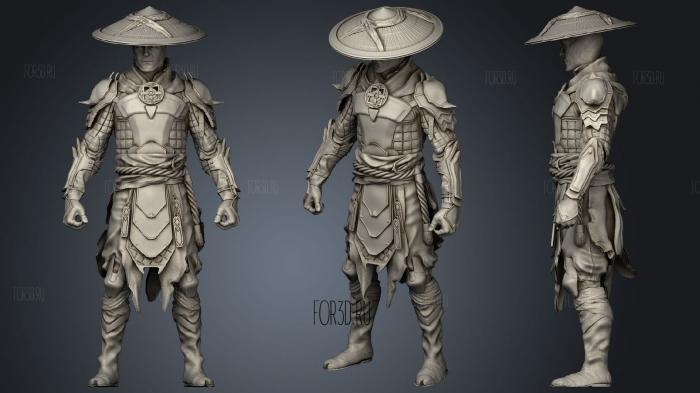 Raiden stl model for CNC