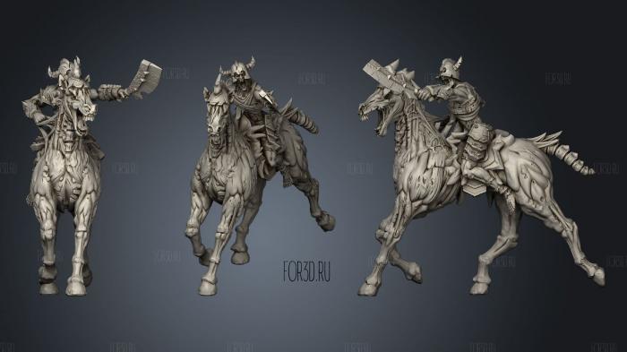 Reanimated Riders 1 stl model for CNC