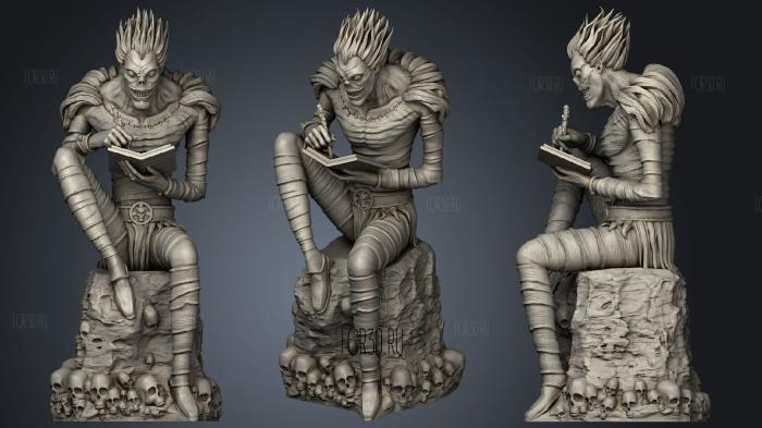 Ryuk Death Note stl model for CNC