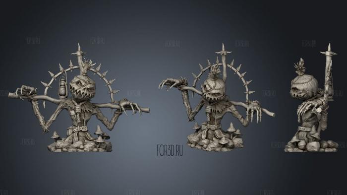 Scarecrow stl model for CNC