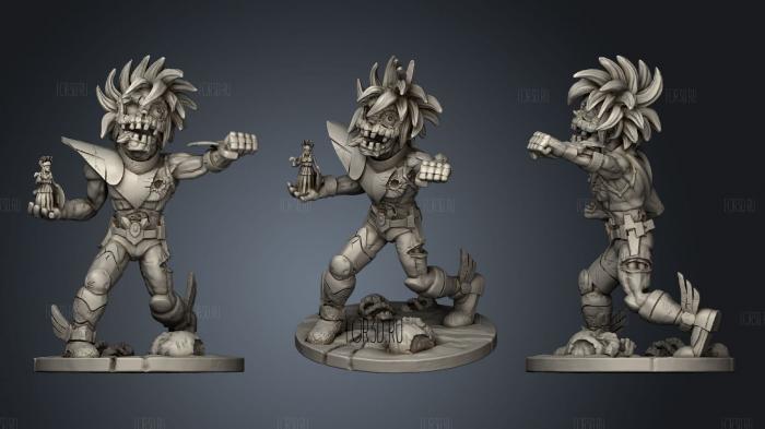 Seiya Zombie stl model for CNC