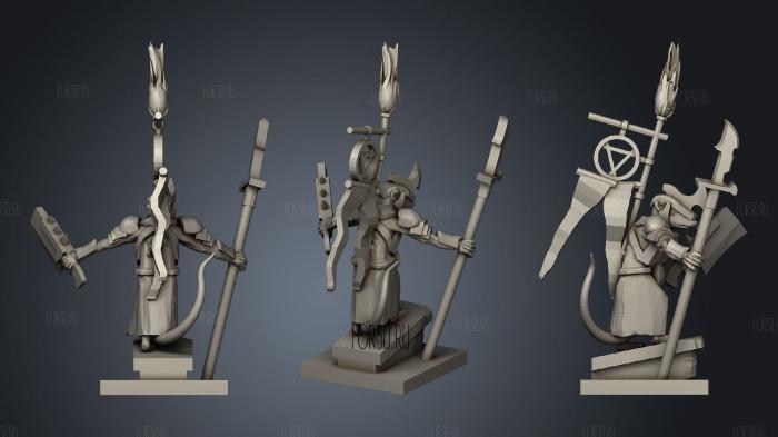 Skavengeneral For Thingverseus Gold stl model for CNC