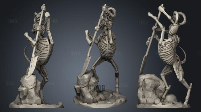 Skeletal Centaur stl model for CNC