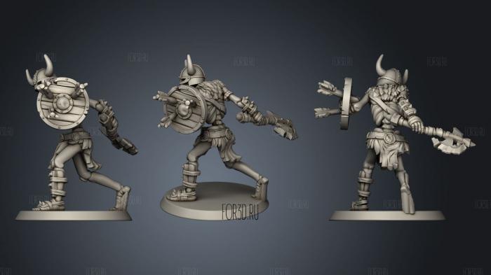 Skeleton attack stl model for CNC