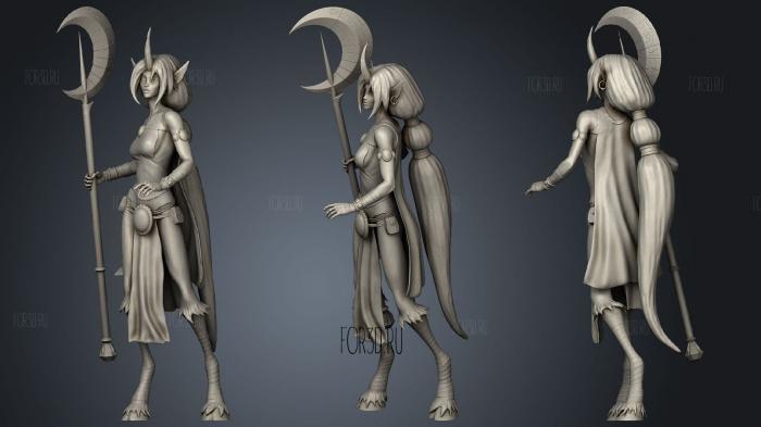 Soraka from League of Legends stl model for CNC